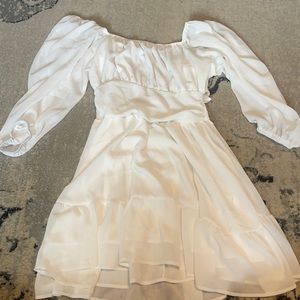 White dress